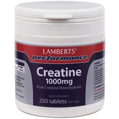 Lamberts Creatine (Kreatinmonohydrat) 1000mg Tabletter