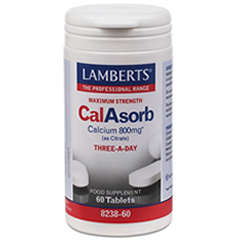 Calasorb - Kalciumcitrat 800 mg (60 tabletter)
