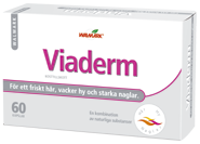 Viaderm - Kosttillskott för hår, hud & naglar (60 kapslar)