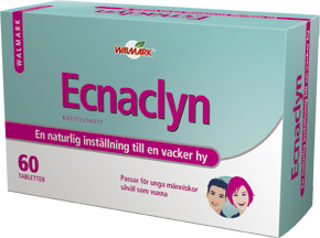 Ecnaclyn - kosttillskott mot hud acne / akne - Erbjudande köp en hel kur för 569 kr!