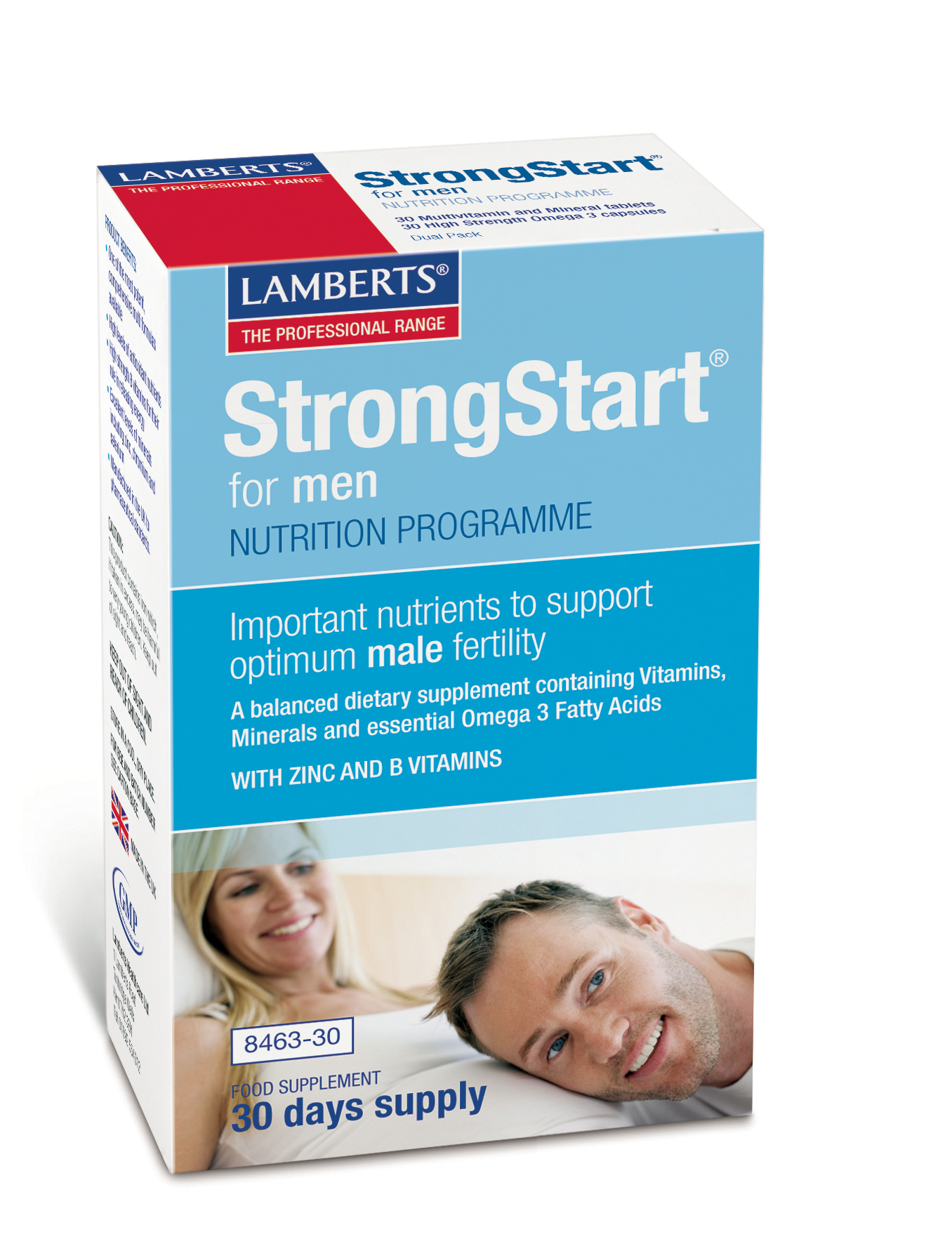 Strongstart för Män - Fertilitets befrämjande kosttillskott för män med infertilitets problem